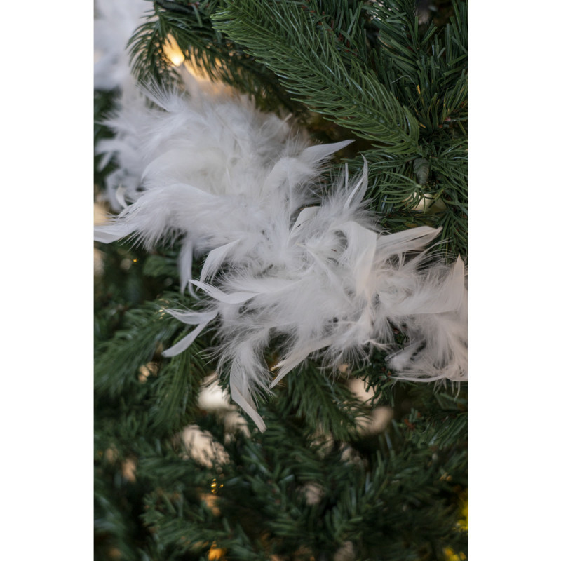 Guirlande boa plume boa blanc