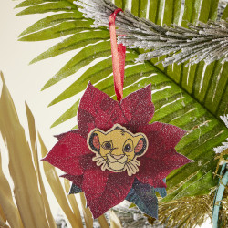 Decoration a susp disney fleur bois roi