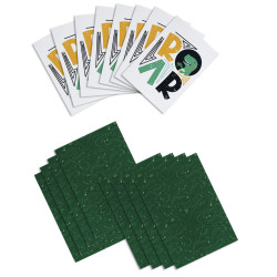 Carte invitation+enveloppe x8 pap
