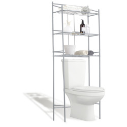 Étagère WC 3 niveaux acier...