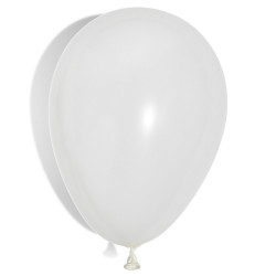 Ballon blanc en latex x 20