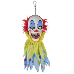 Clown animé multicolore Halloween